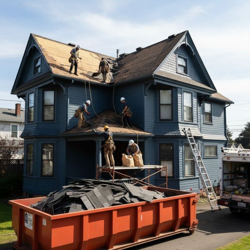 Shingle Roof Replacement in Boston, MA