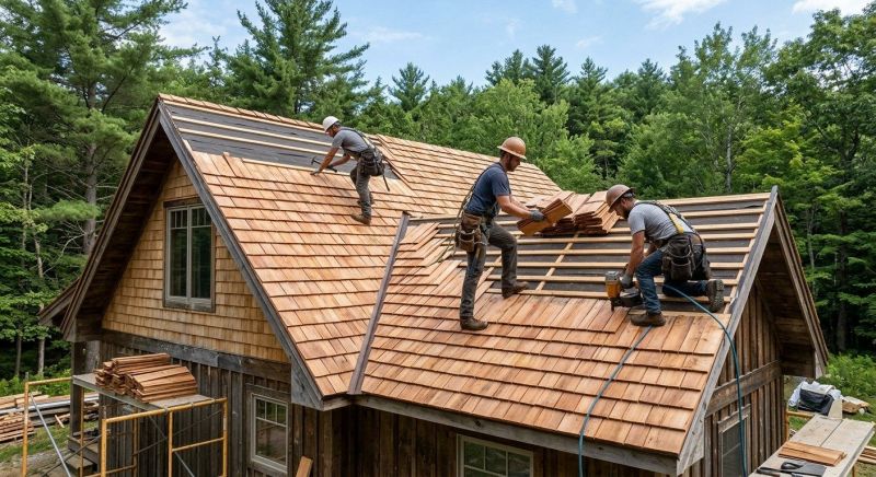 Cedar Shake Roof Construction in Alexandria, VA