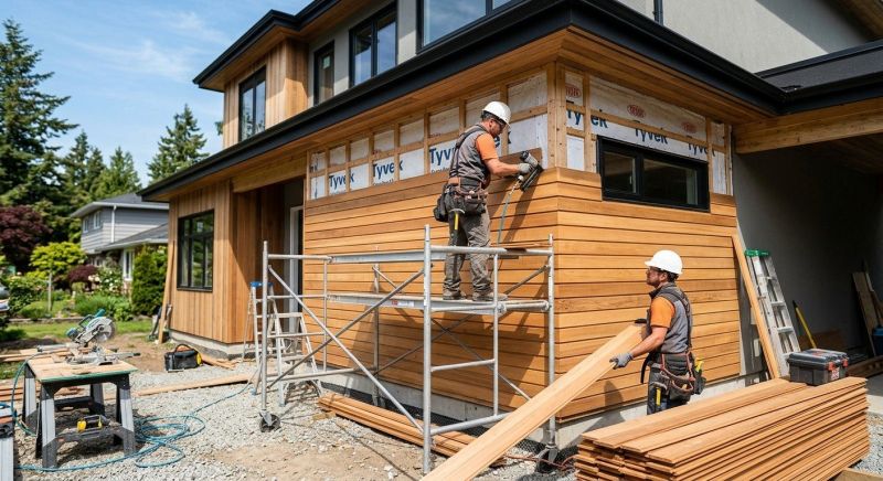 Faux Wood Siding Installation in Stamford, CT