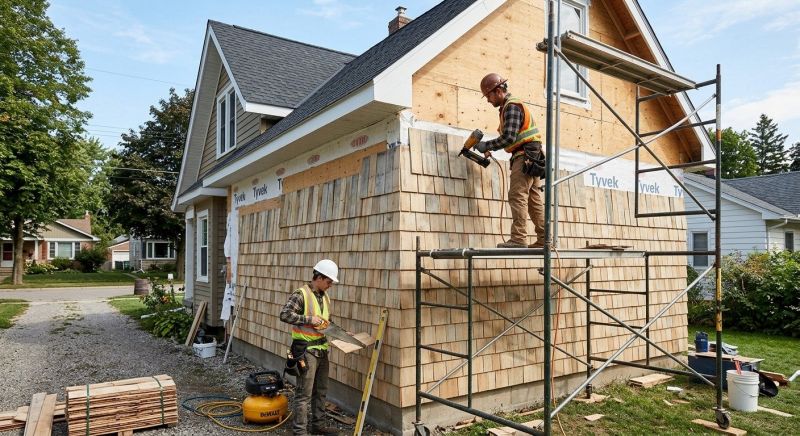 Shingle Siding Installation in Boston, MA