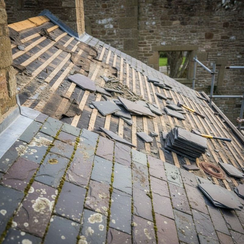 Slate Roof Replacement in Alexandria, VA